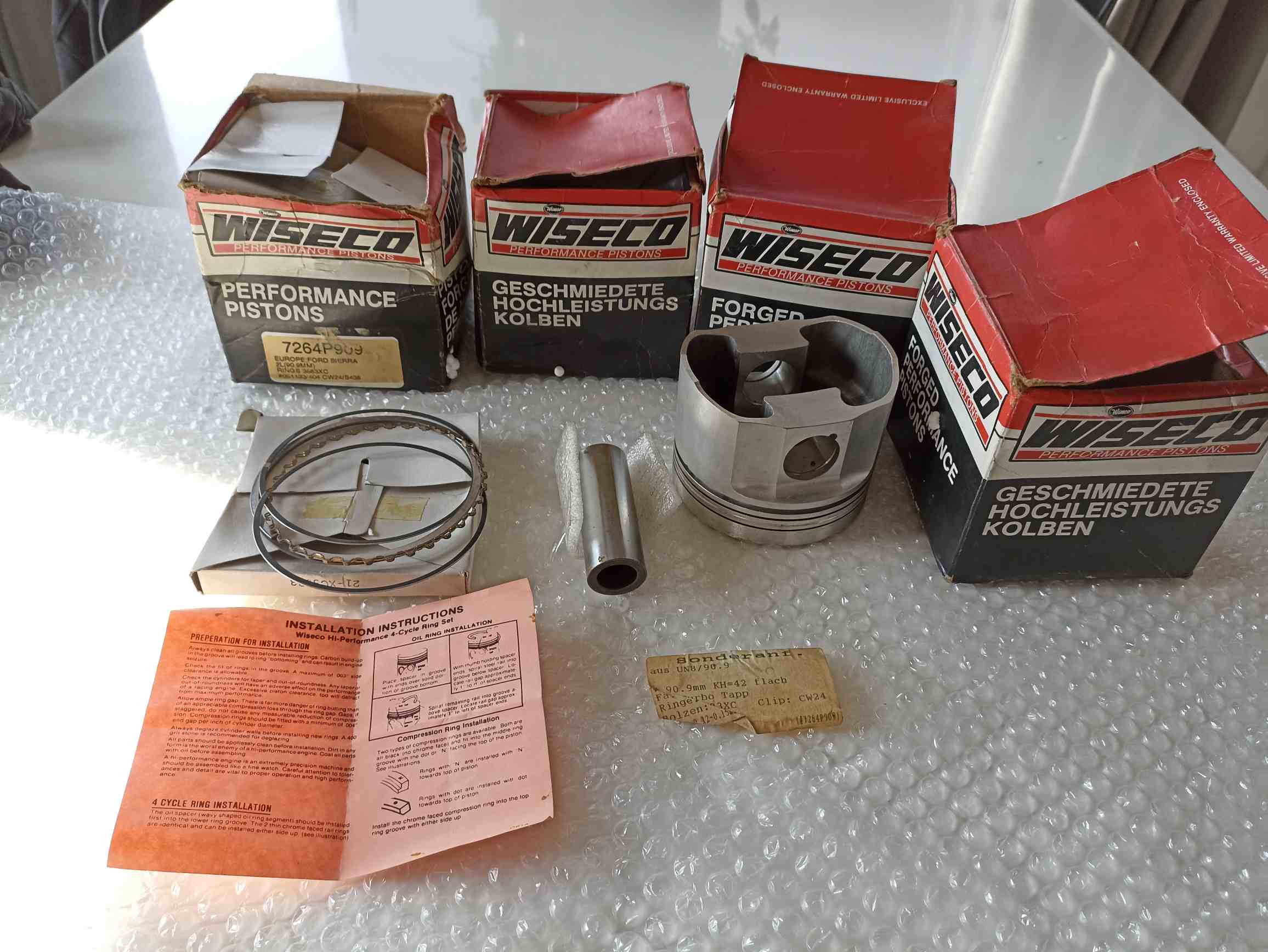 Wiseco forged pistons
